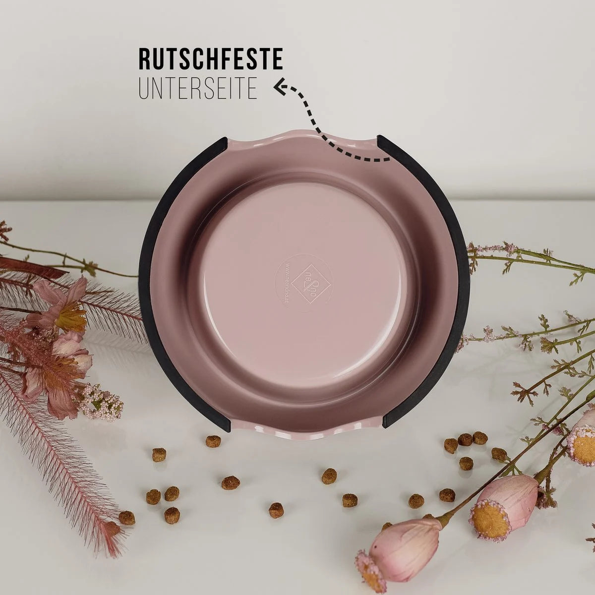 ne&no® Futternapf 2er Set für Hunde und Katzen Rosa