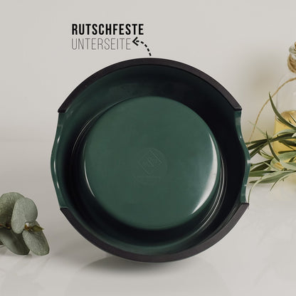 ne&no® Futternapf 2er Set für Hunde und Katzen Waldgrün
