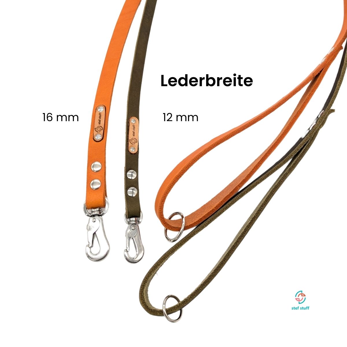 stef stuff City-Leine Fettleder PURE