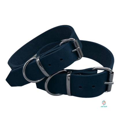 stef stuff Breites Halsband Fettleder PURE