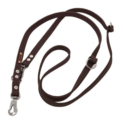 stef stuff 3-fach verstellbare Leine Fettleder PURE