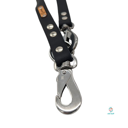 stef stuff 3-fach verstellbare Leine Fettleder PURE